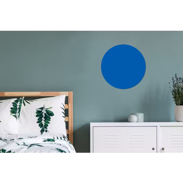 Classic - Azure - Blauw Wandcirkel aluminium klein 190 -slaapkamer