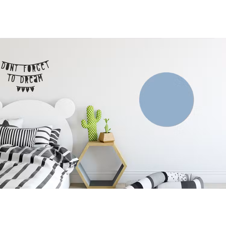 Dusty - Denim - Blauw Wandcirkel aluminium klein 190 -kinderkamer