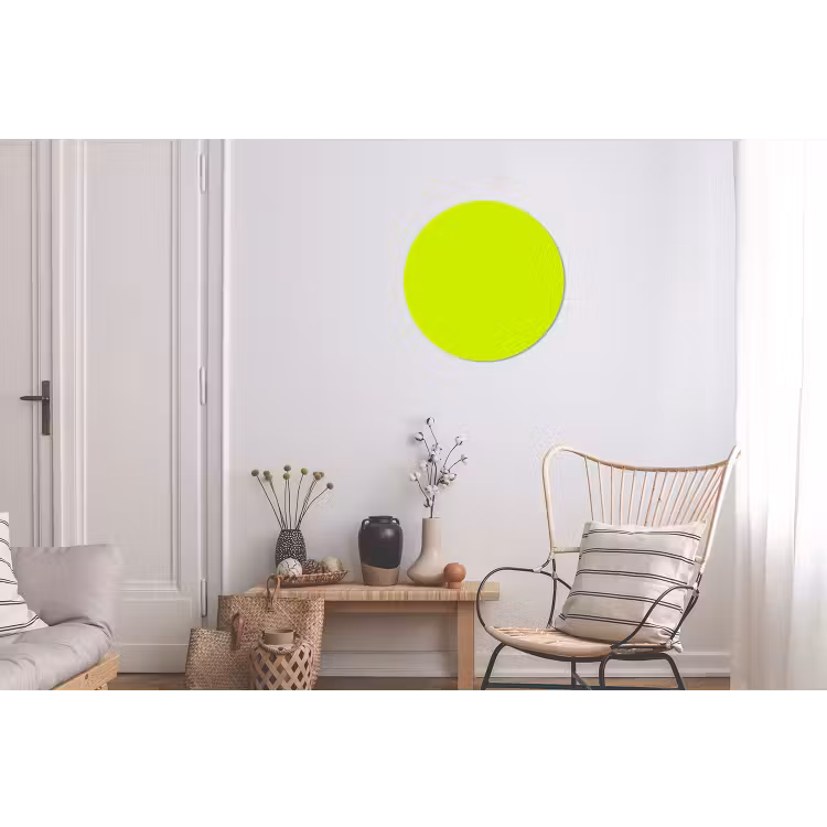 Electric - Lemon - Geel Wandcirkel aluminium klein 190 -woonkamer