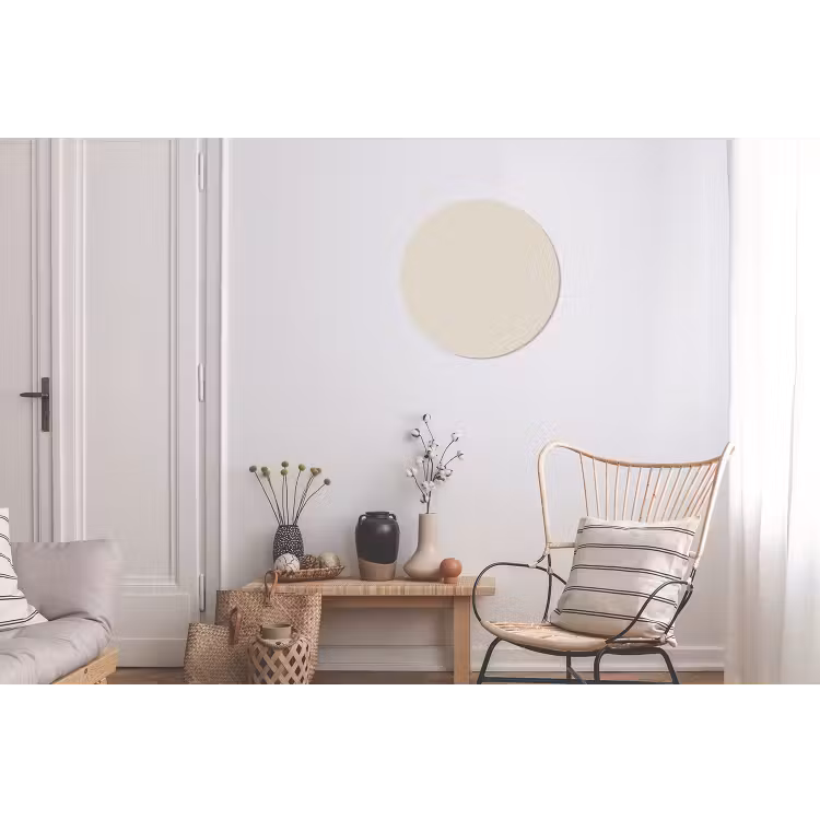 Fresh - Linen - Nude Wandcirkel aluminium klein 190 -woonkamer