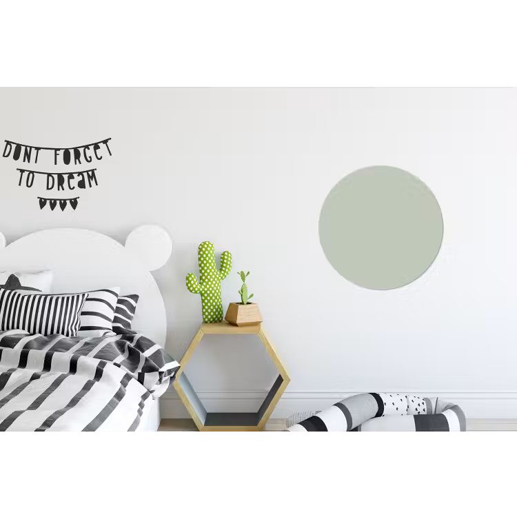 Frosted - Mint - Groen Wandcirkel aluminium klein 190 -kinderkamer