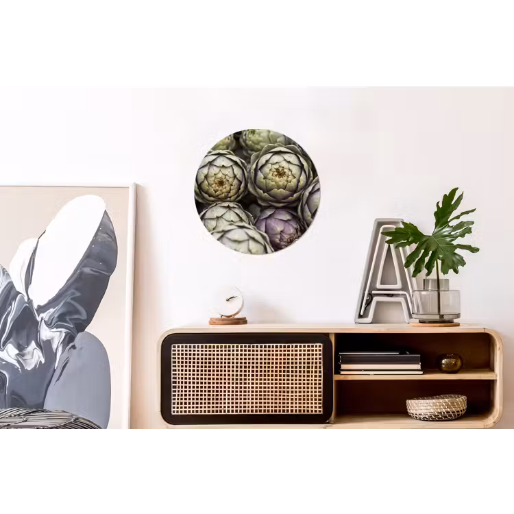 Alu-Dibond-Bild Rund - Gemüse – Frisch – Essen — 3