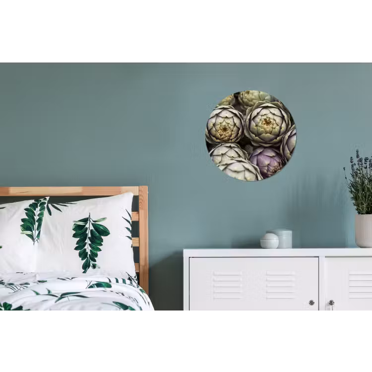 Alu-Dibond-Bild Rund - Gemüse – Frisch – Essen — 5