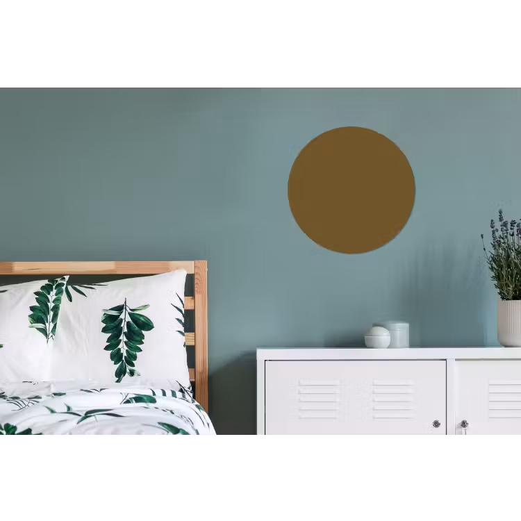 Hunter - Groen - Herfst Wandcirkel aluminium klein 190 -slaapkamer