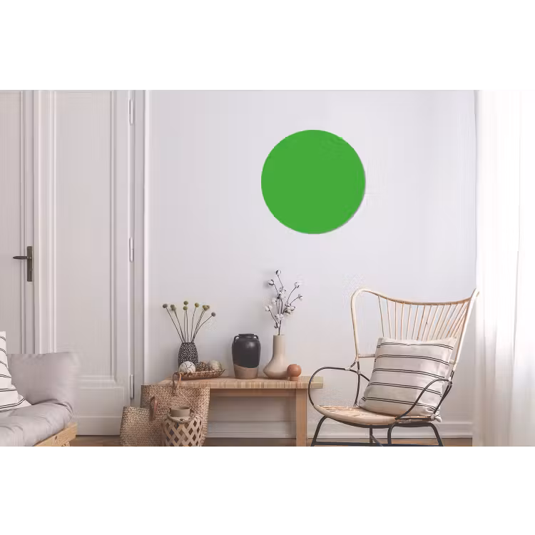 Kelly - Green - Groen Wandcirkel aluminium klein 190 -woonkamer
