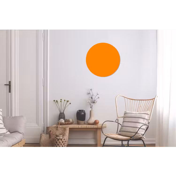 Marigold - Glow - Oranje Wandcirkel aluminium klein 190 -woonkamer