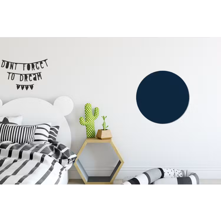 Midnight - Blue - Blauw Wandcirkel aluminium klein 190 -kinderkamer