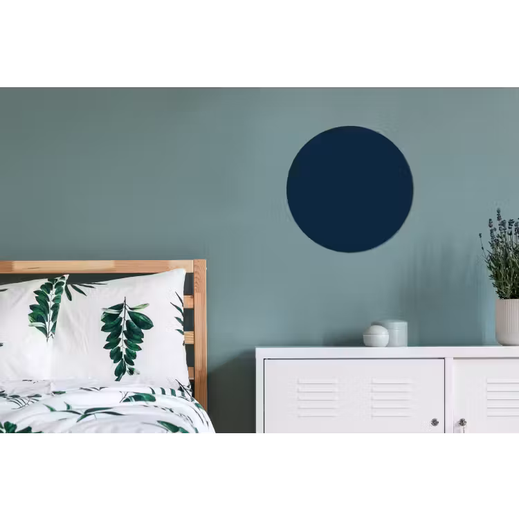 Midnight - Blue - Blauw Wandcirkel aluminium klein 190 -slaapkamer