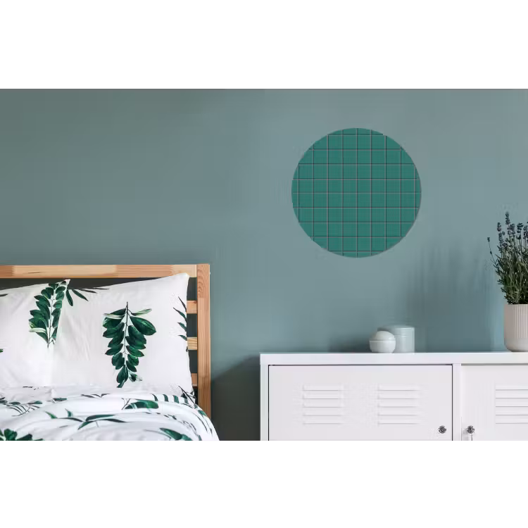 Patroon - Patroon - Smaragd Wandcirkel aluminium klein 190 -slaapkamer