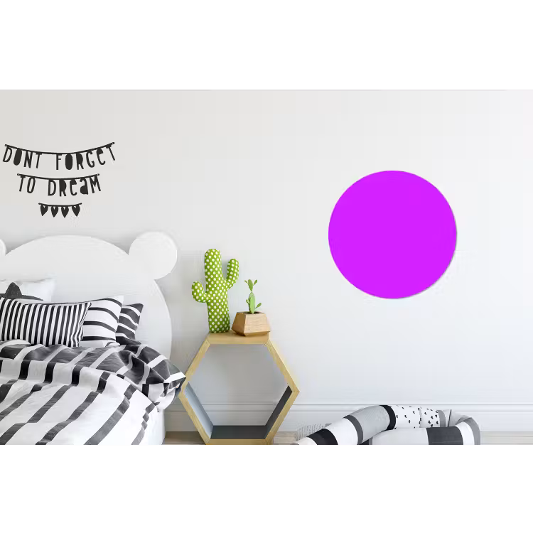 Neon - Orchid - Paars Wandcirkel aluminium klein 190 -kinderkamer