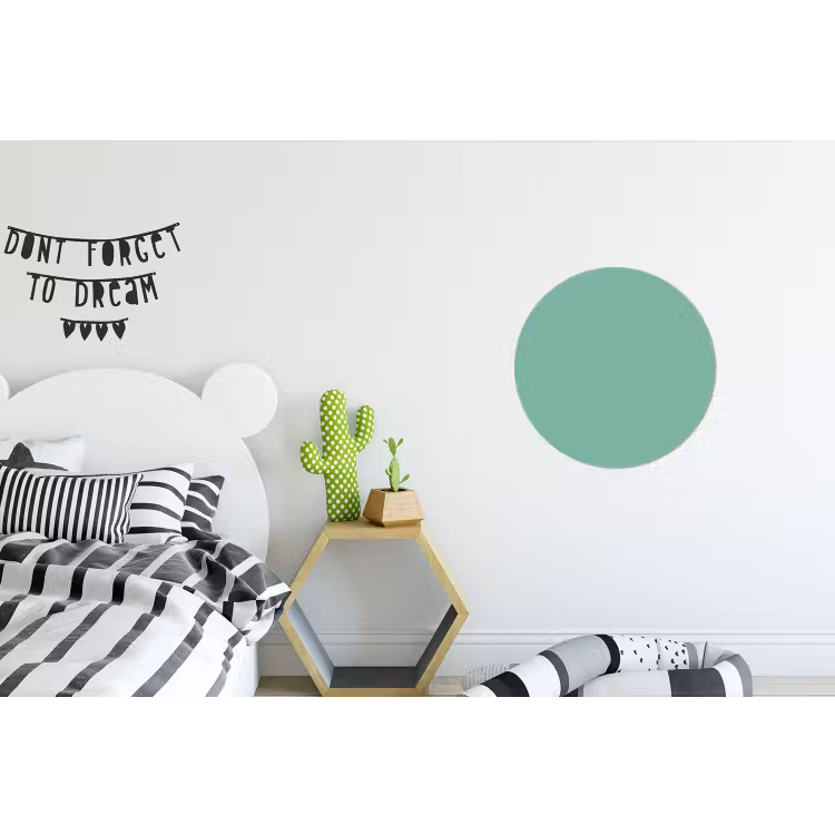 Ocean - Jade - Groen Wandcirkel aluminium klein 190 -kinderkamer