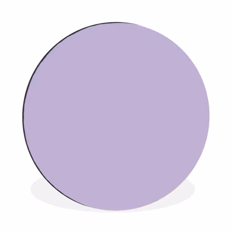 Pastel - Lilac - Paars Wandcirkel aluminium klein 190 -3d
