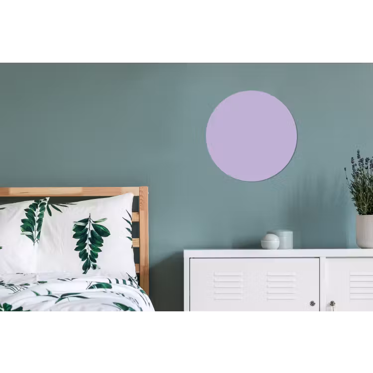 Pastel - Lilac - Paars Wandcirkel aluminium klein 190 -slaapkamer