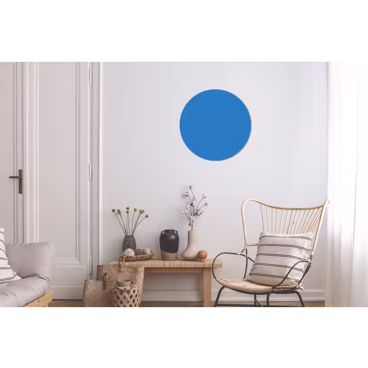 Royal - Blue - Blauw Wandcirkel aluminium klein 190 -woonkamer