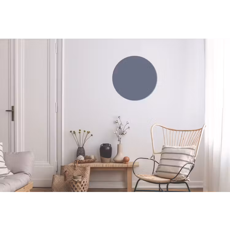 Slate - Whisper - Blauw Wandcirkel aluminium klein 190 -woonkamer