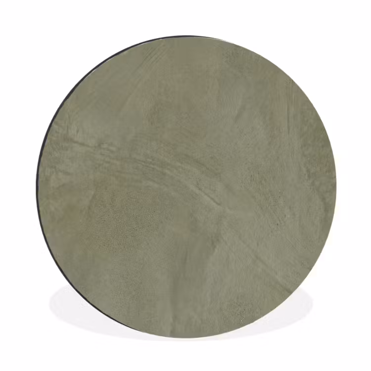 Textuur - Betonlook - Achtergrond - Modern - Groen Wandcirkel aluminium klein -3d
