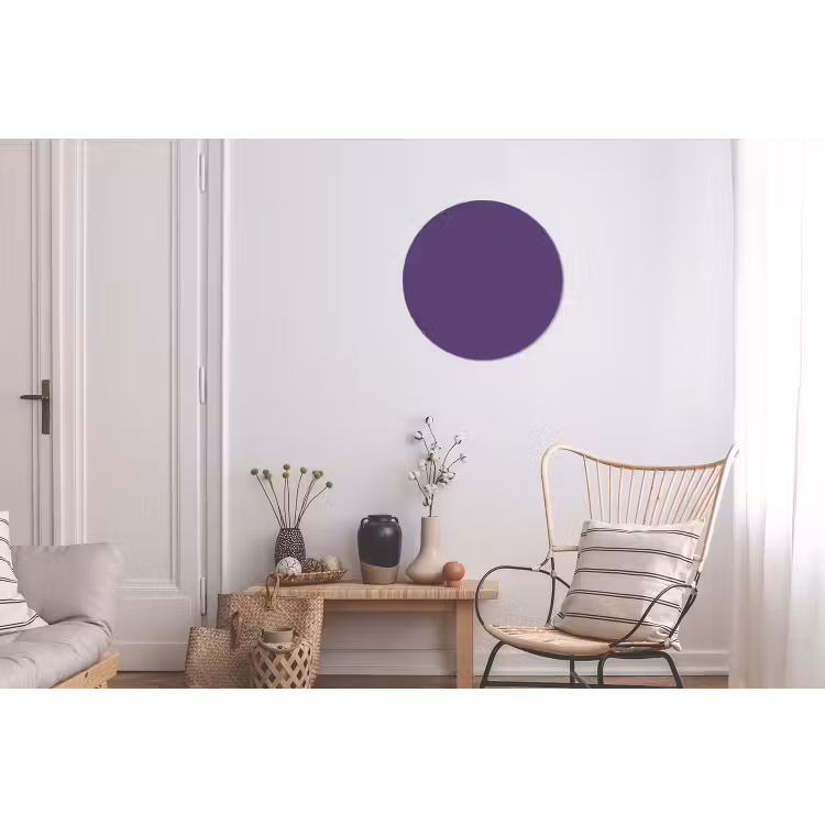 Deep - Plum - Paars Wandcirkel aluminium klein 190 -woonkamer