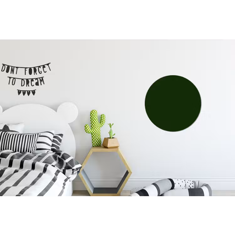 Forest - Green - Groen Wandcirkel aluminium klein 190 -kinderkamer