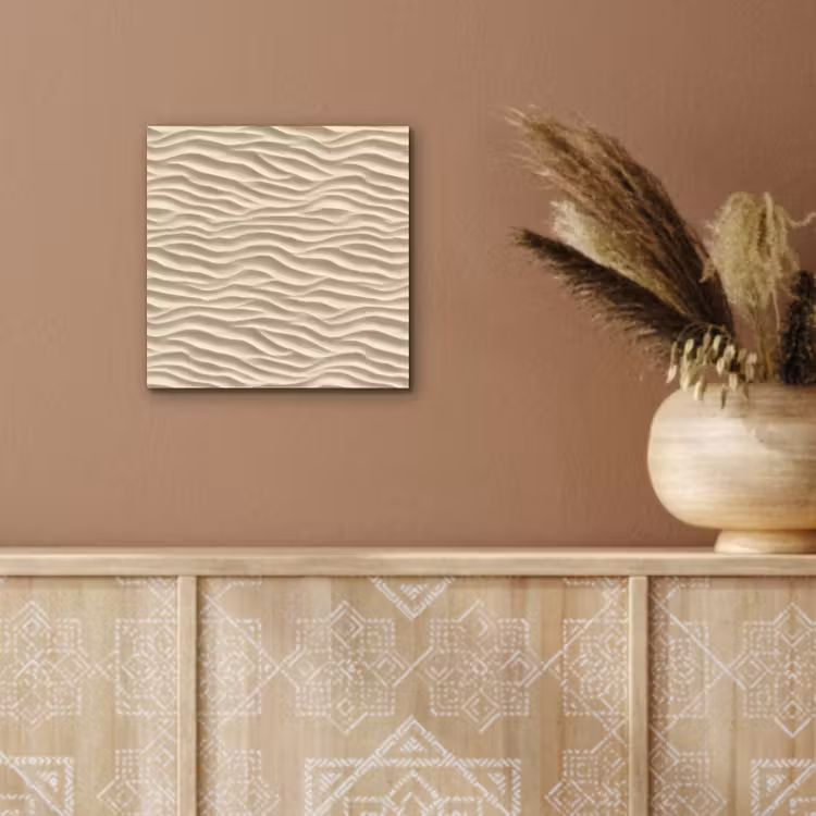 Zand - Golven - Beige aluminium wit klein 46 -sfeer4
