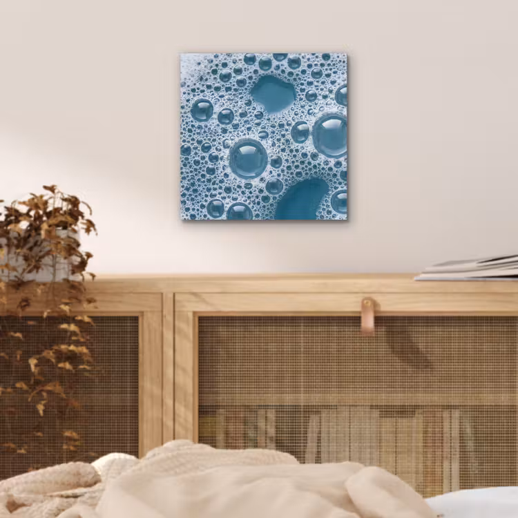 Schuim - Water - Textuur aluminium wit klein -sfeer3