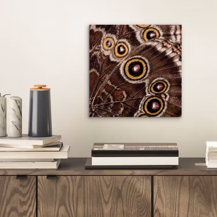 Vlinder - Vleugel - Abstract aluminium wit klein -sfeer1