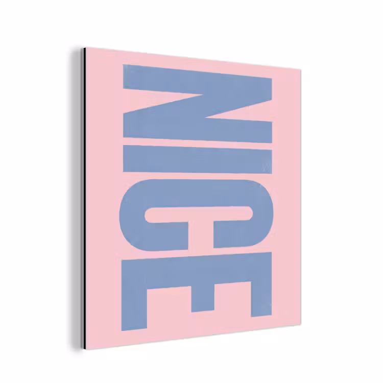 Nice - Paars - Roze aluminium wit klein -3d