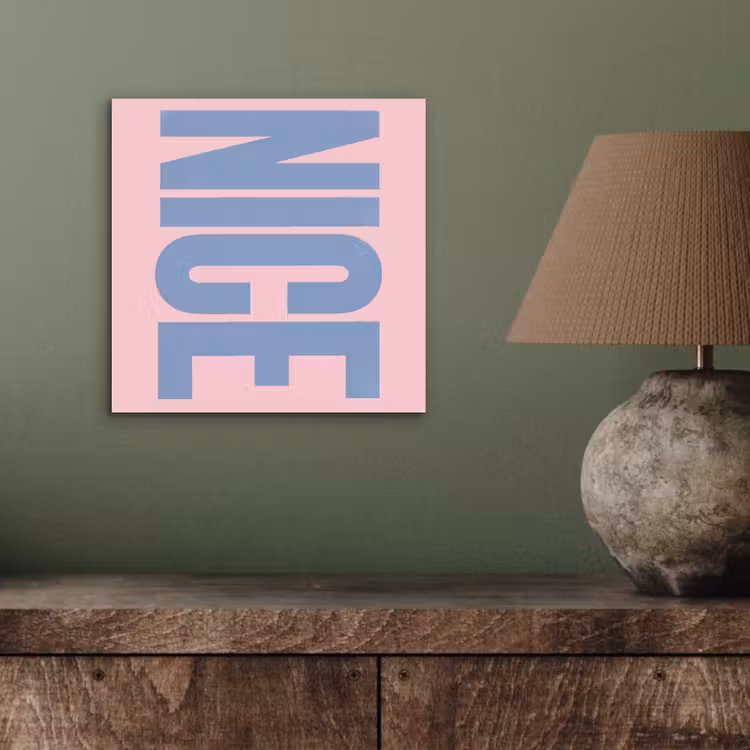 Nice - Paars - Roze aluminium wit klein -sfeer2
