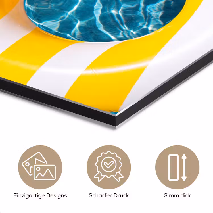 Zwembad - Zwembanden - Zomer - Geel - Blauw aluminium wit klein -closeup_DE