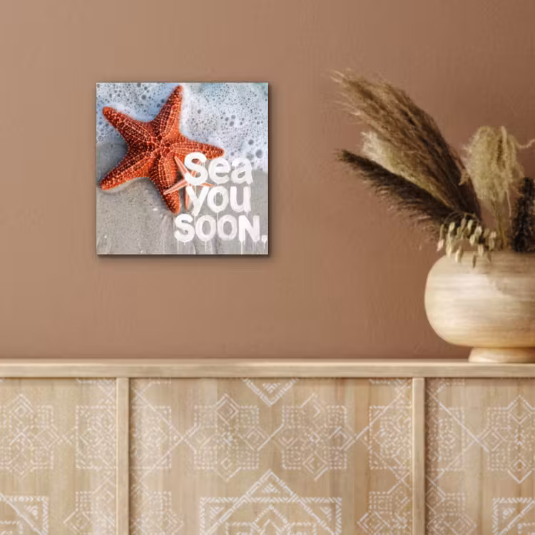 Sea you soon - Zeester - Zee aluminium wit klein -sfeer4