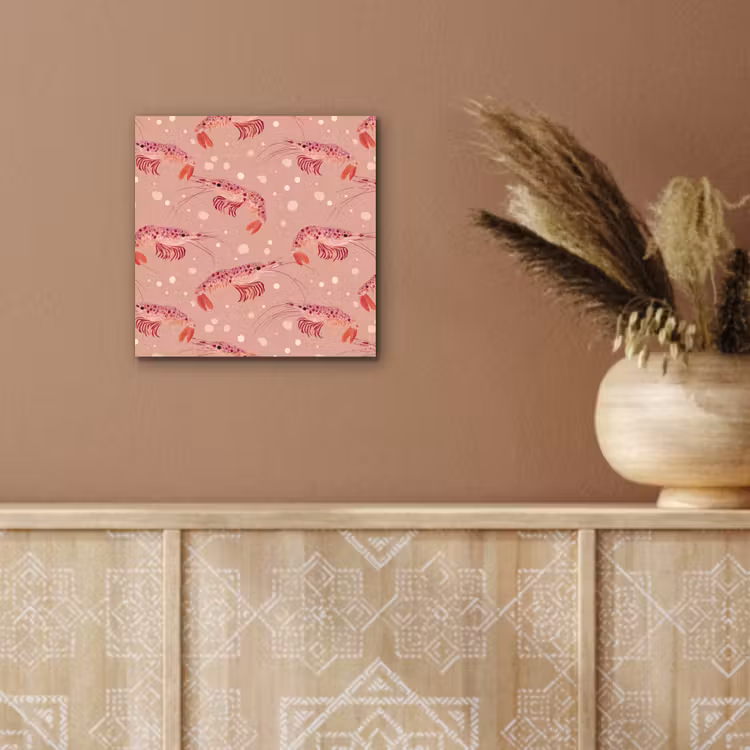Garnalen - Stippen - Roze aluminium wit klein 46 -sfeer4