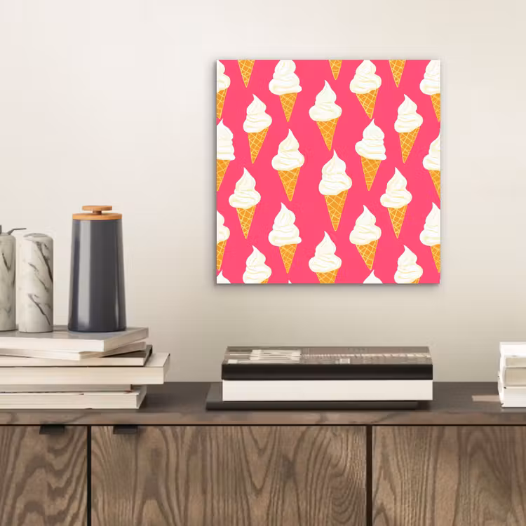 Softijs - Horentje - Roze aluminium wit klein 46 -sfeer1