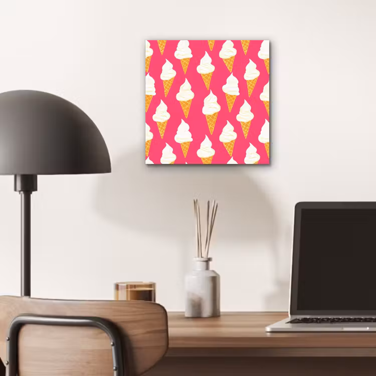 Softijs - Horentje - Roze aluminium wit klein 46 -sfeer5