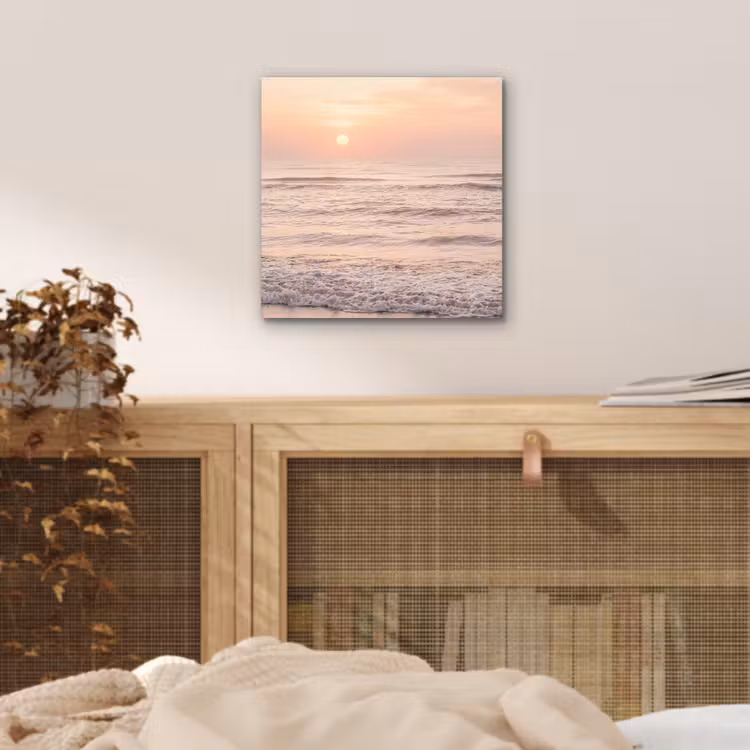 Zon - Strand - Roze aluminium wit klein -sfeer3