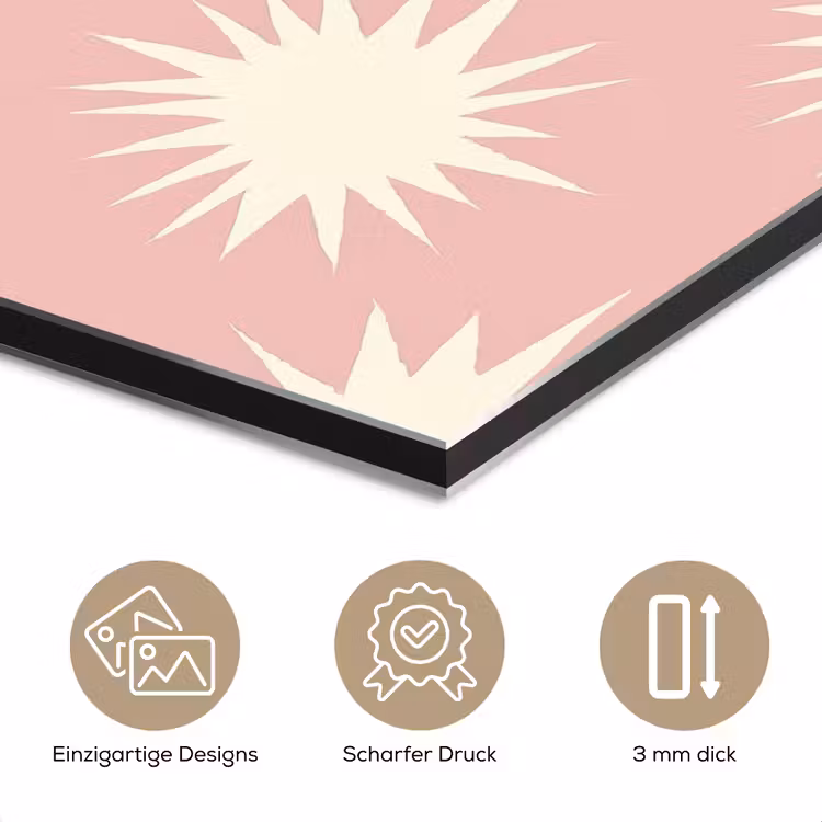 Zonnen - Patroon - Roze aluminium wit klein 46 -closeup_DE