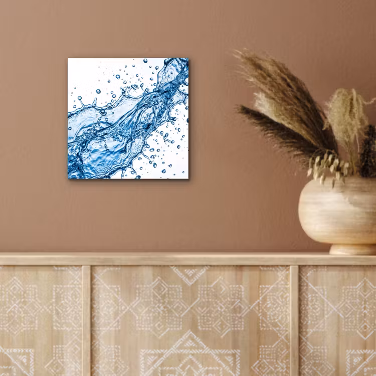 Spash - Water - Blauw aluminium wit klein -sfeer4