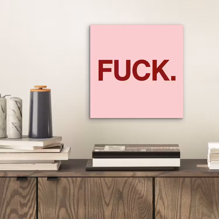 Statement - Krachtig - Roze aluminium wit klein -sfeer1