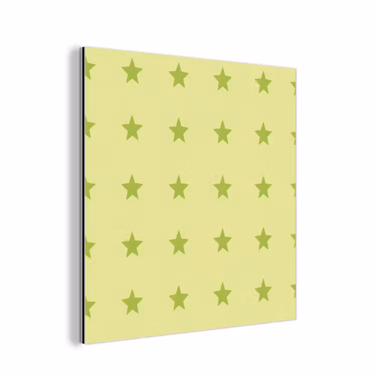 Sterren - Patroon - Groen aluminium wit klein 46 -3d