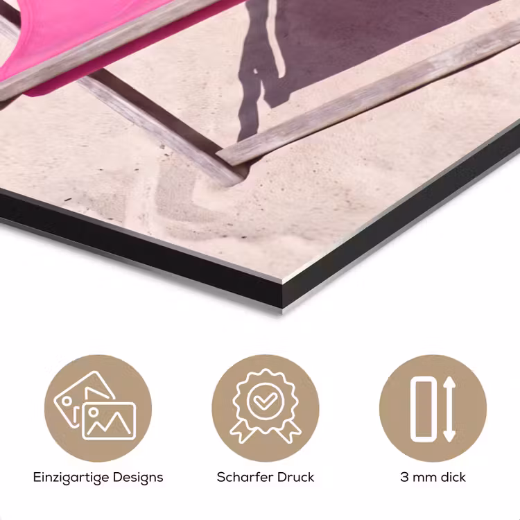 Strand - Ligstoel - Badkleding - Zomer - Roze aluminium wit klein -closeup_DE