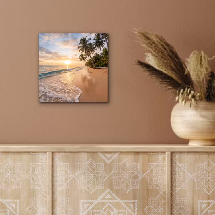 Strand - Zonsondergang - Tropisch - Natuur - Goud aluminium wit klein -sfeer4