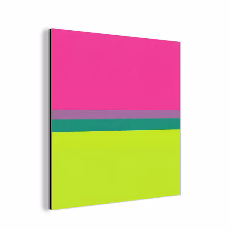 Strepen - Modern - Kleurrijk aluminium wit klein -3d