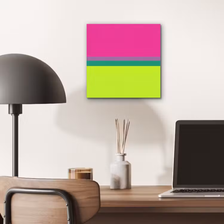 Strepen - Modern - Kleurrijk aluminium wit klein -sfeer5