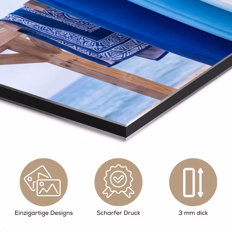 Surfplank - Strand - Zomer - Blauw - Water aluminium wit klein -closeup_DE