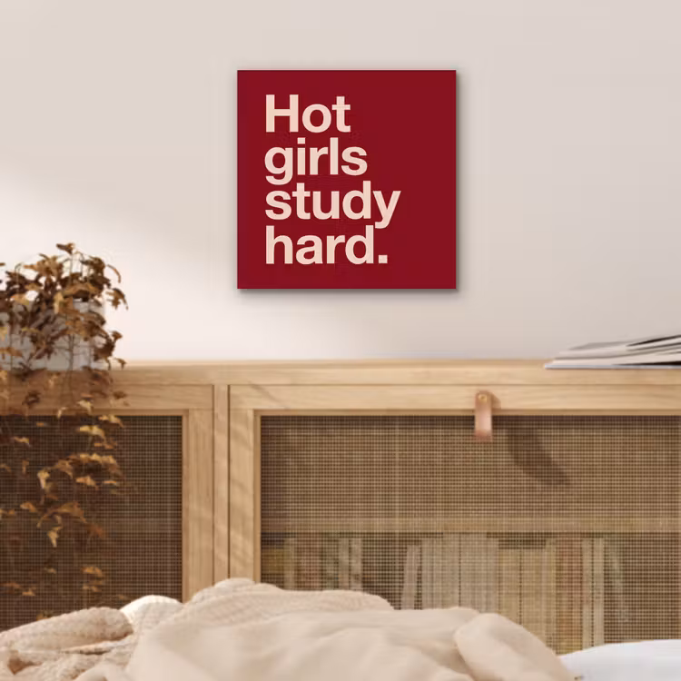 Tekst - Studie - Motivatie - Modern - Rood aluminium wit klein -sfeer3