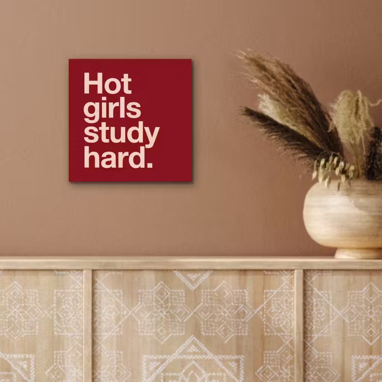 Tekst - Studie - Motivatie - Modern - Rood aluminium wit klein -sfeer4