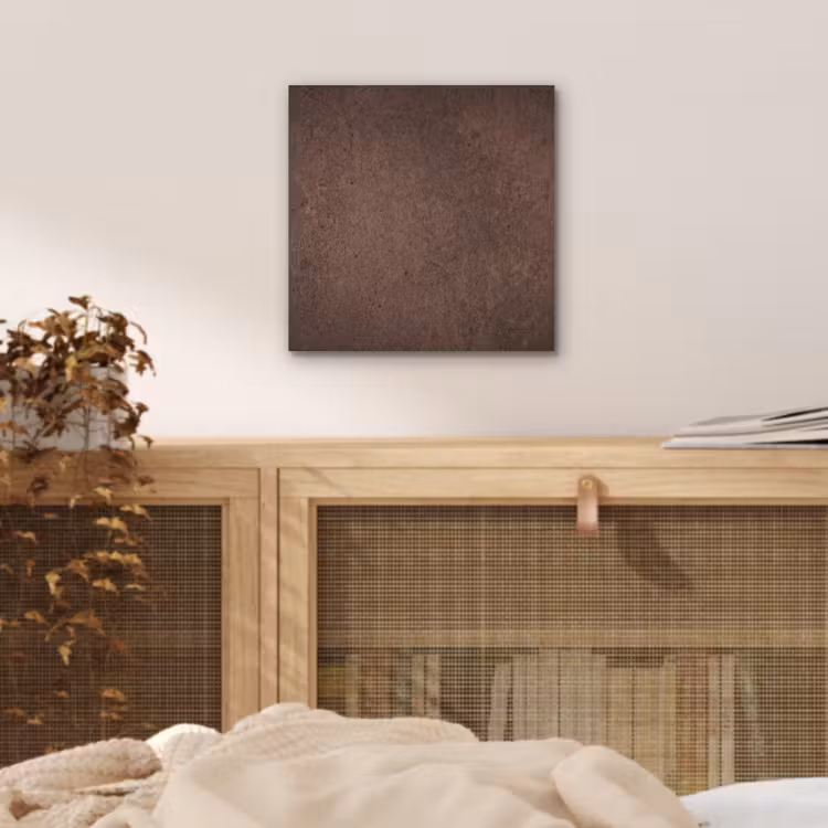 Textuur - Beton - Abstract - Donker - Bruin aluminium wit klein -sfeer3