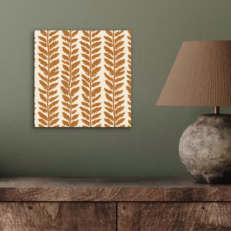 Textuur - Bladeren - Oker aluminium wit klein 46 -sfeer2