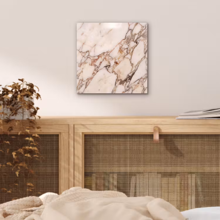 Textuur - Gesteente - Aderen - Abstract - Wit aluminium wit klein -sfeer3