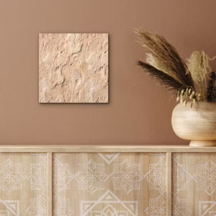 Textuur - Steen - Natuur - Beige aluminium wit klein -sfeer4