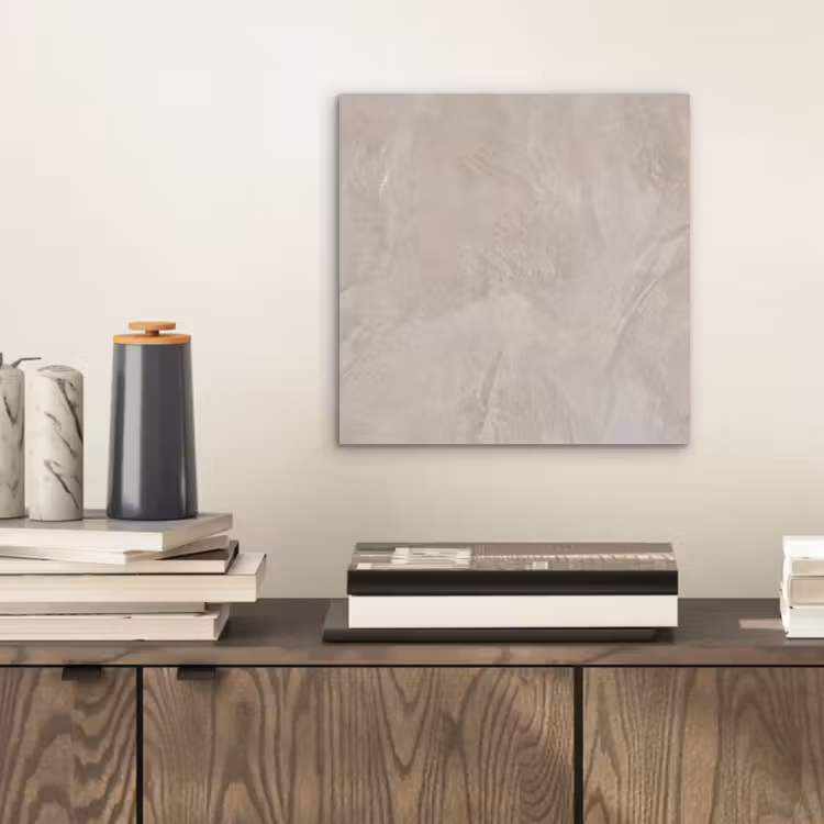 Textuur - Wand - Modern - Beige - Abstract aluminium wit klein -sfeer1