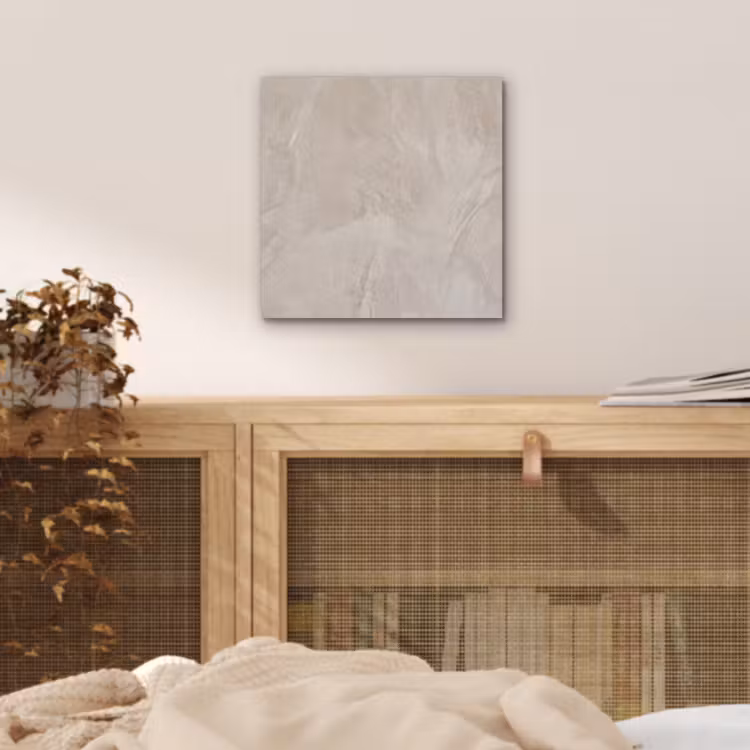Textuur - Wand - Modern - Beige - Abstract aluminium wit klein -sfeer3